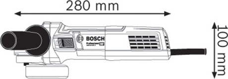 Купить УШМ BOSCH  GWS 9-125 S     0.601.396.102 фото №4