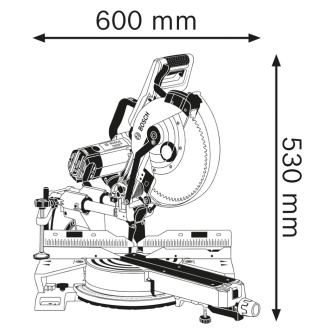 Купить Пила торцовочная  BOSCH  GCM 12 SDE     0.601.B23.100 фото №4